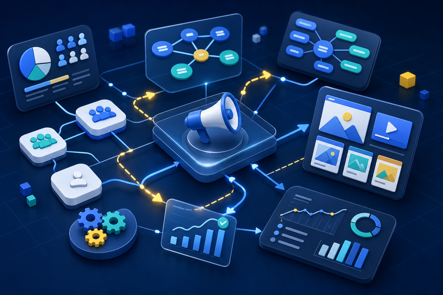 RightAdvertise advertising workflow illustration